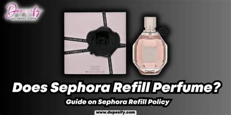 does sephora refill cologne bottles.